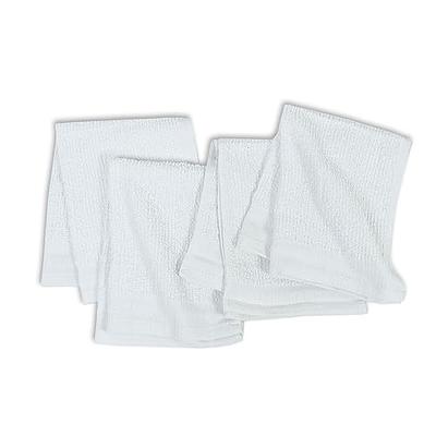 100% Cotton Bar Mop Towels, 16x19, Ribbed Terry Cloth, 24 Ct/Pack