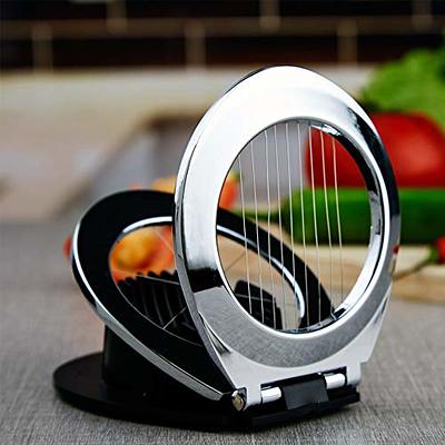 Stainless Steel Egg Slicers Cutters Boiled Eggs Divider Splitter Eggs Tools  Strawberry Slicers Cutters Kitchen Tools Accessories