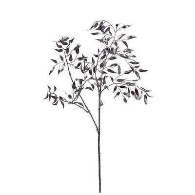 Vickerman 638675 - 29 Silver Bamboo Leaf Spray 4/Bag (RN198507