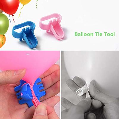 Balloons Knot Tying Tool Helium Balloons Blower Balloons Accessory For  Party Decor Balloon Ties Tying Tool5pcs)(random Color)