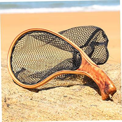 Trout Net Fly Fishing Net Fish Landing Net Landing Catch and Release Net  Wooden Frame Portable Lightweight for Trout Fishing Curved Handle - Yahoo  Shopping
