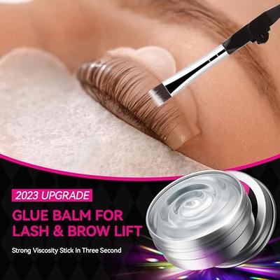 Lomansa Lash Lift Glue 2pcs, Eyelash Lifting Adhesive Perming Rod Strong  Fix Glue for Lashes and Brows Curl