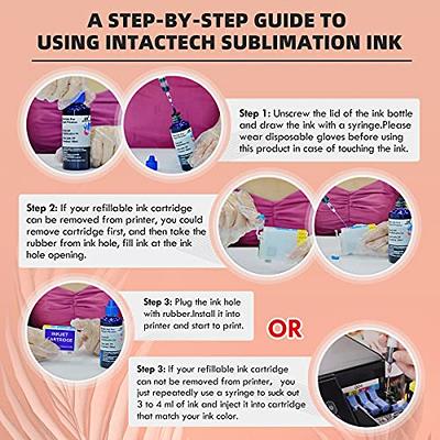 Hiipoo Sublimation Ink Refill for C88 C88+ WF7710 WF7820 ET2720 ET2760  ET2750