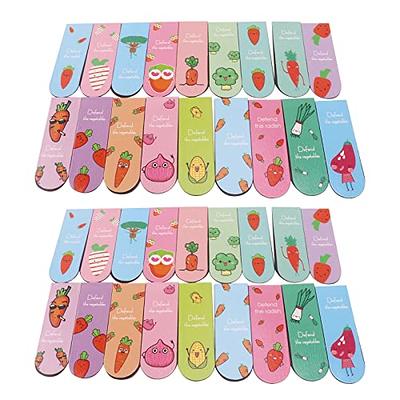 50 Pieces Book Tracker Bookmarks Paper Double-Sided Bookmark Page Markers  Book Markers Set for Students Reading (Cute Style)