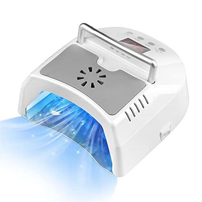 Professional UV Led Nail Lamp Cordless, 72W UV Lights for Gel Nails with  Fan, IMENE Rechargeable Nail Dryer with Portable Handle Perfect for Salon  Home Nail Art (White) - Yahoo Shopping