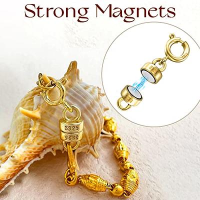 Magnetic Jewelry Clasps And Necklace Extenders Gold Silver