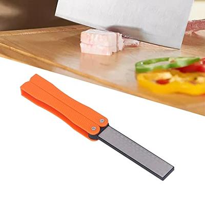 CWOVRS Diamond Knife Sharpening Stone Double-Sided, Diamond Sharpening Plate Honeycomb Surface Plate with Non-Slip Base for Scissors Knives Outdoor