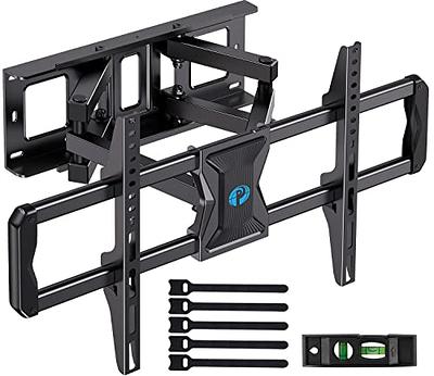 Full Motion TV Wall Mount Bracket for Most 37-86 inch TVs, Swivel Tilt  Extension Level TV Mount, Max VESA 600x400mm, Holds up to 132lbs & 16 Wood