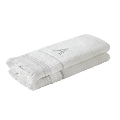 SKL Home Farmhouse Bee Hand Towel Set, White