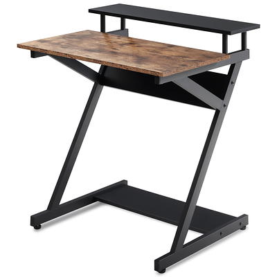 FITUEYES Computer Desk for Small Spaces, Small Desk with Monitor