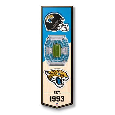 YouTheFan NFL Baltimore Ravens 6 in. x 19 in. 3D Stadium Banner