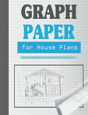 Graph Paper Notebook: Architecture Themed 5 x 5 Graph Paper - Blueprint  Look - House Design Plan Architect Drawing Notebook - 120 Pages (70 Sheets)  8.5 x 11 - Publishing, Castlecomer: 9781798134191 - AbeBooks