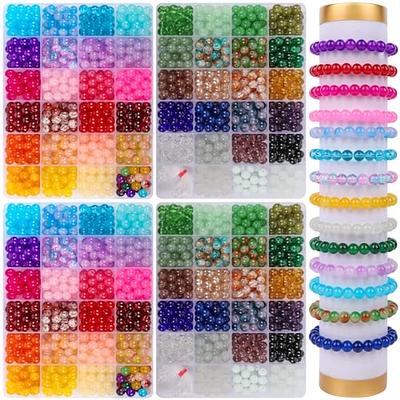 Paodey 20,000 Pcs Clay Beads Bracelet Making Kit, 120 Colors 6 Boxes  Polymer Beads Spacer Heishi Beads & Jewelry Kit with Pendant Charms Elastic