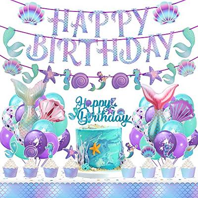 Outus 77 Pcs Gone Fishing Party Supplies Include Happy Birthday Banner Gone  Fishing String Hanging Banner Pom Pom Flowers Hanging Swirls Latex Balloons  Cupcake Topper Adult Fishing Birthday Decoration : : Toys