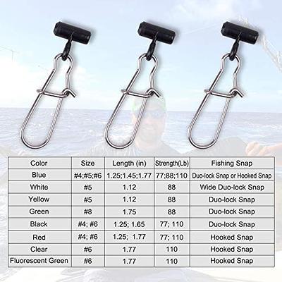 Dr.Fish 30 Pack Sinker Slides Duo Lock Snaps Catfish Surf Fishing Rig  Fishing Line Slider Sinker Weight Connectors Saltwater Rigs Bottom Rigs  Fish Finder Rig Black 110Lb - Yahoo Shopping