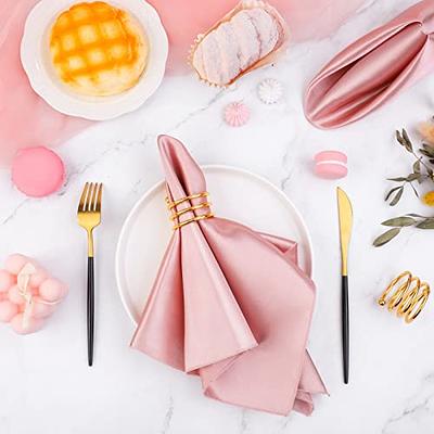  MLMW Thick Cotton Linen Napkins Set of 8 Pack Soft