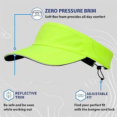 TrailHeads Men's Sun Visor Hat for Running, Golf and Tennis - Recycled - hi  vis - Yahoo Shopping