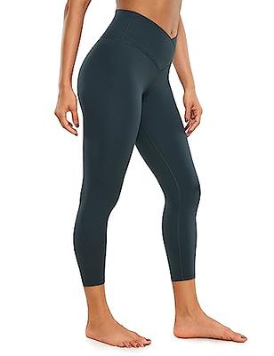 PAC 1980 PAC WHISPER Black Active Crossover Flare Yoga Pants