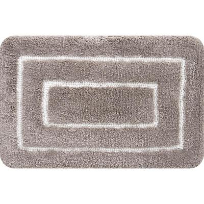 allen + roth 20-in x 32-in Taupe Polyester Bath Mat in the Bathroom Rugs &  Mats department at