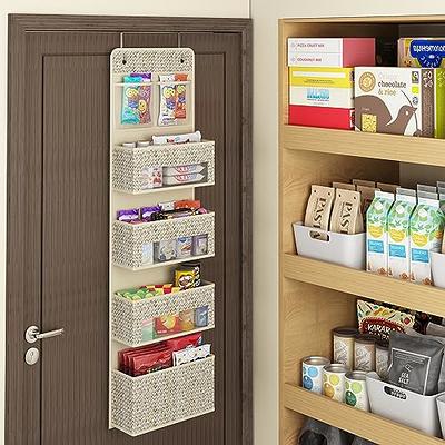 GILLAS 2 Pack 5-Shelf Over The Door Hanging Organizer, 4 Big Pocket Storage  with Clear Plastic Pockets, Large Capacity Door Organizer for Closet