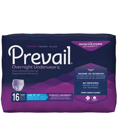 LivDry Adult Incontinence Underwear, Overnight Comfort Absorbency