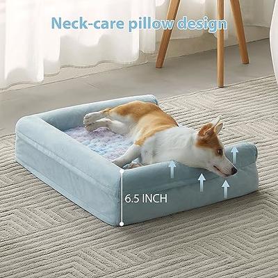 WESTERN HOME WH Large Dog Bed for Large, Jumbo, Medium Dogs, Orthopedic Pet  Bed Waterproof Mattress with Removable Washable Cover, Thick Egg Crate