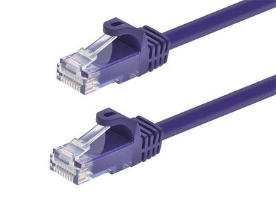 Monoprice Cat6A 7ft Blue Patch Cable, Double Shielded (S/FTP), 26AWG, 10G,  Pure Bare Copper, Snagless RJ45, Fullboot Series Ethernet Cable 