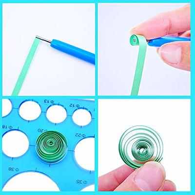 Floranea 4 Pcs Paper Quilling Tools Slotted Kit Rolling Curling Quilling  Needle Pen Rose Blue for Art Craft DIY Paper Cardmaking Project (4 pcs) -  Yahoo Shopping