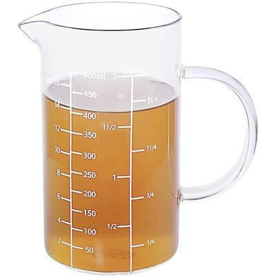 Kanayu 6 Pcs Plastic Measuring Cup Set Includes 4 Cup 2 Cup 1 Cup Measure  Cups Food Measuring Jugs Measure Cups for Liquid Oil Flour Kitchen, Clear  (3 Size) - Yahoo Shopping