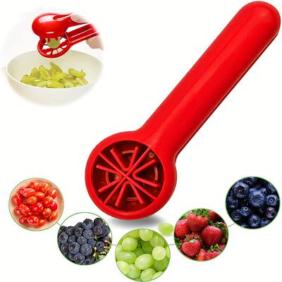 Cherry Tomato Slicer, Grape Slicer, Multifunctional Grape Cutter, Small  Fruit Cutter, Grape Kitchen Accessories, Cake Decoration Tool, Fruit Slicer,  Kitchen Tools - Temu