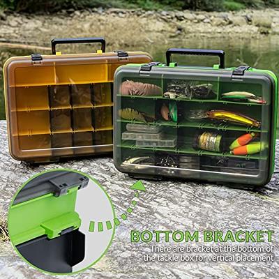  TRUSCEND Fishing Tackle Box Organizer And Storage,  Waterproof Plastic Ice Fishing Lure Box, Small Bulk Saltwater Fishing Tackle  Box Container For Snacks