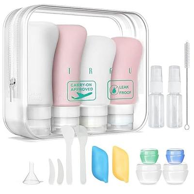 Silicone Travel Bottles Kit Travel Accessories Portable Refillable