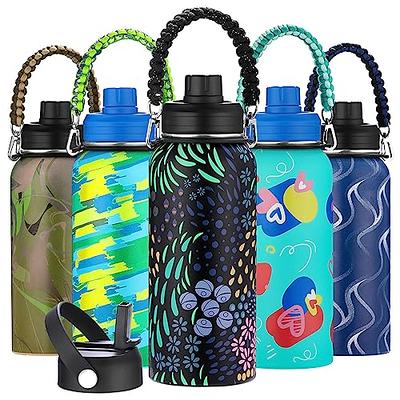 Fanhaw Insulated Water Bottle for On to Go - 20 oz (2 Lids) Dishwasher Safe  Stainless Steel Double-W…See more Fanhaw Insulated Water Bottle for On to