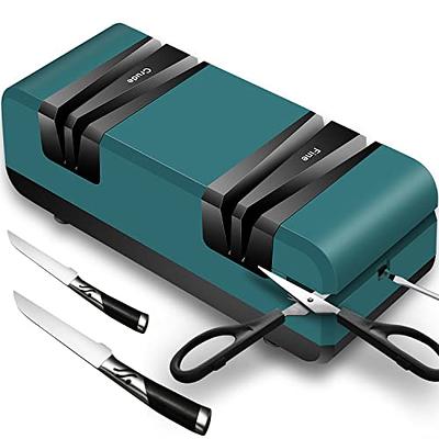 GooChef Electric Knife Sharpener - 2-Stage Sharpening & Polishing - US