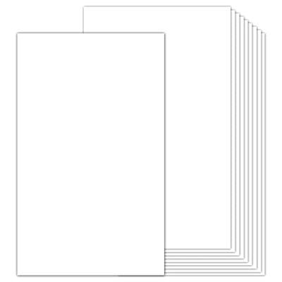 Eaasty 50 Sheets White Cardstock Paper 11'' x 17'' Thick Cardstock Large Printer  Paper Blank Thick Cover Stock Paper for Inkjet or Laser Printers Flyers  Menus (80LB, 210g) - Yahoo Shopping