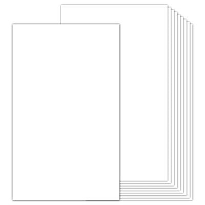 300 Sheets 8.5 X 11 Inches Card Stock, 65Lb Thick Black Cardstock Paper  With S