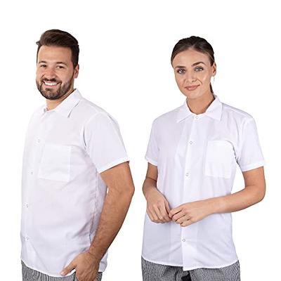 Elite Kitchens Apparel Professional Chef Shirts Bulk 12 Pack, White  Short-Sleeved with Snap Buttons and Thermometer Pocket for Restaurant or  Home Kitchen - Yahoo Shopping