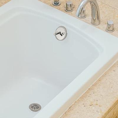 Trip Lever Bath Drain Trim Kit - Overflow Drain Cover for Bathroom Tub | BN