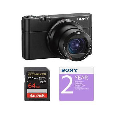 Sony Cyber-Shot DSC-RX10 IV Digital Camera, Black With Premium Accessory  Bundle