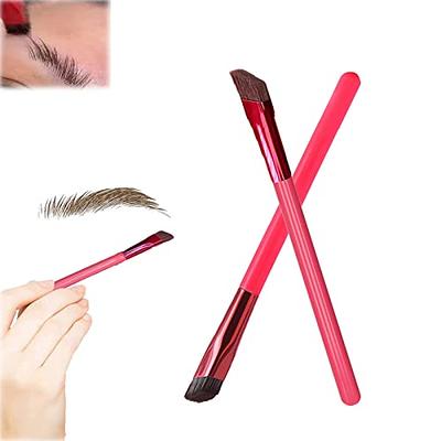 Hfpengzan 2Pcs Multi Function Eyebrow Brush Eye Brow Concealer Contour Brush  Square Angled Eyebrow Brush Ultra Thin Angled Eyeliner Makeup Brush  (Brown+Black) - Yahoo Shopping