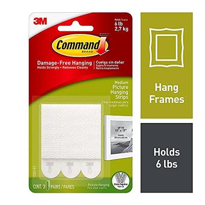 Command Medium 9-Pack White Adhesive Refill Hook Strips (3-lb