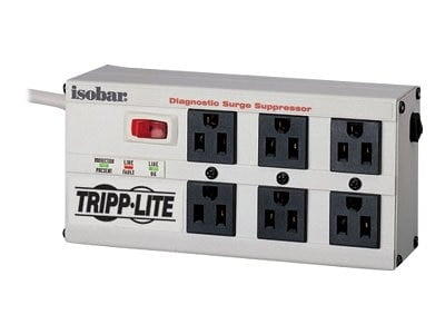 Tripp Lite 8 Outlet Surge Protector, 8' Cord, 2160 Joules (TLP808TEL)