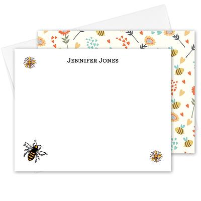 Personalized Bee Stationery, Stationary Set, Notecards, Note Cards, Thank  You Notecard - Yahoo Shopping