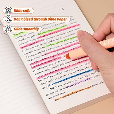 8 .com : DiverseBee Bible Highlighters and Pens No Bleed, 8 Pack  Assorted Colors Gel Highlighters Set, Bible Markers No Bleed Through, Cute  Bible Study Journaling School Supplies, Bible Accessories (Earthy) 