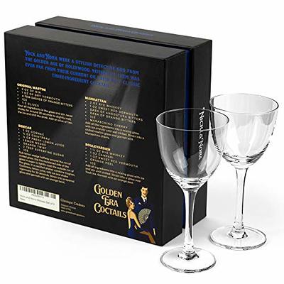 Small 5 Oz Crystal Martini Manhattan Cosmopolitan Cocktail Glasses