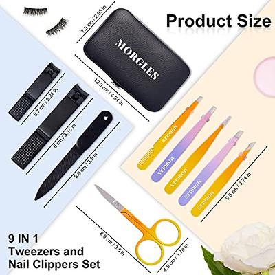 Ingrown Toenail Tool Kit 9 Pcs, Toe Nail Clippers for Adult and