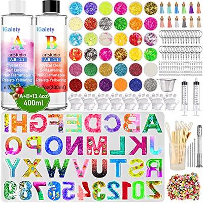 IGaiety Letter Molds Backward Alphabet Mold Starter Kit 206 pcs Silicone  Number Molds Epoxy Resin Mold with Accessories for Resin Beginner Jewelry  Keychain Craft Making Casting Large Set - Yahoo Shopping