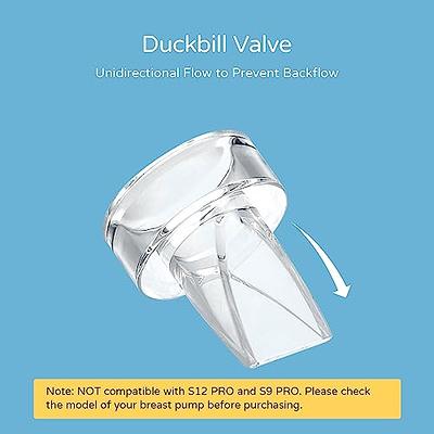 Duckbill Valve & Silicone Diaphragm Compatible with Momcozy (S9/S9  Pro/S12/S12 Pro) Series, Replacement Parts for Wearable Breast Pump, Reduce  Nipple Tunnel Down to Correct Size (4+2) - Yahoo Shopping