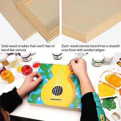 MEEDEN Wood Canvas Panels, 3 Pack of 12x12 Inch Birch Wood Paint Panel  Boards, Studio 3/4'' Deep, Cradled Wooden Painting Panels for Pouring Art,  Crafts Paint, Mixed-Media Oils, Acrylics, Encaustic - Yahoo