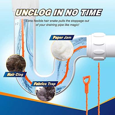 AO-2103 Forliver Snake Drain Hair Drain Clog Remover Cleaning Tool Pipe  Snake Shower drain with